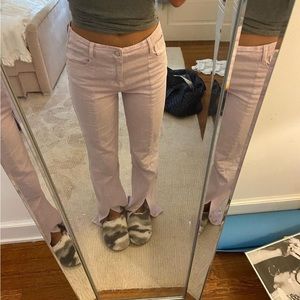 Zara purple jeans